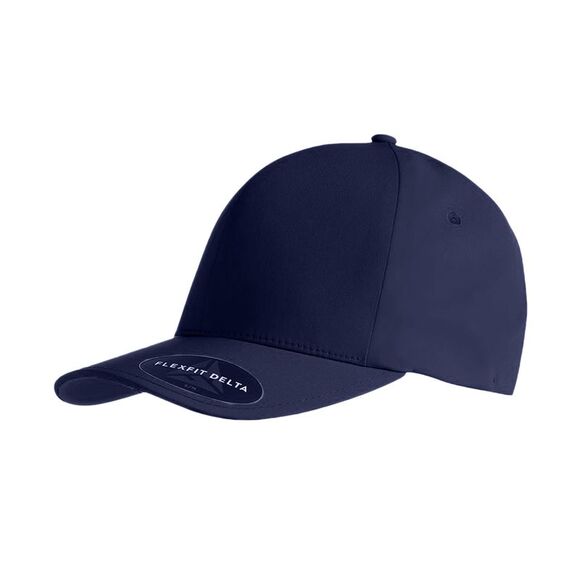 Yupoong Flexfit Unisex Delta Waterproof Cap / Navy - Picture 1 of 2